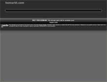 Tablet Screenshot of homarkt.com